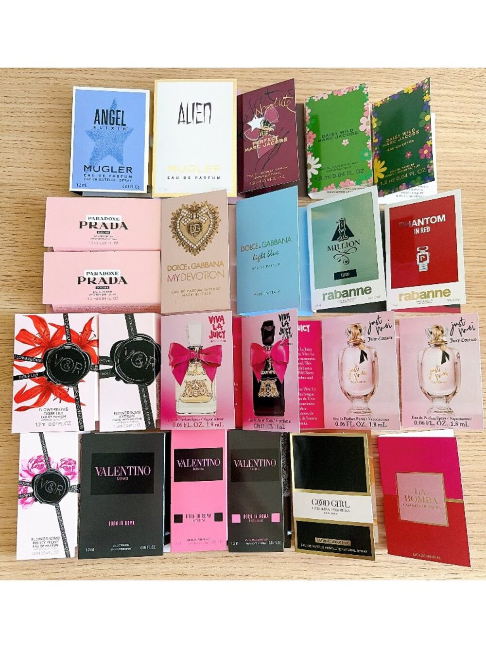 Lots Of 23 Designer Perfume - YSL Paco Rabanne Carolina Herrera D&G Prada Mugler